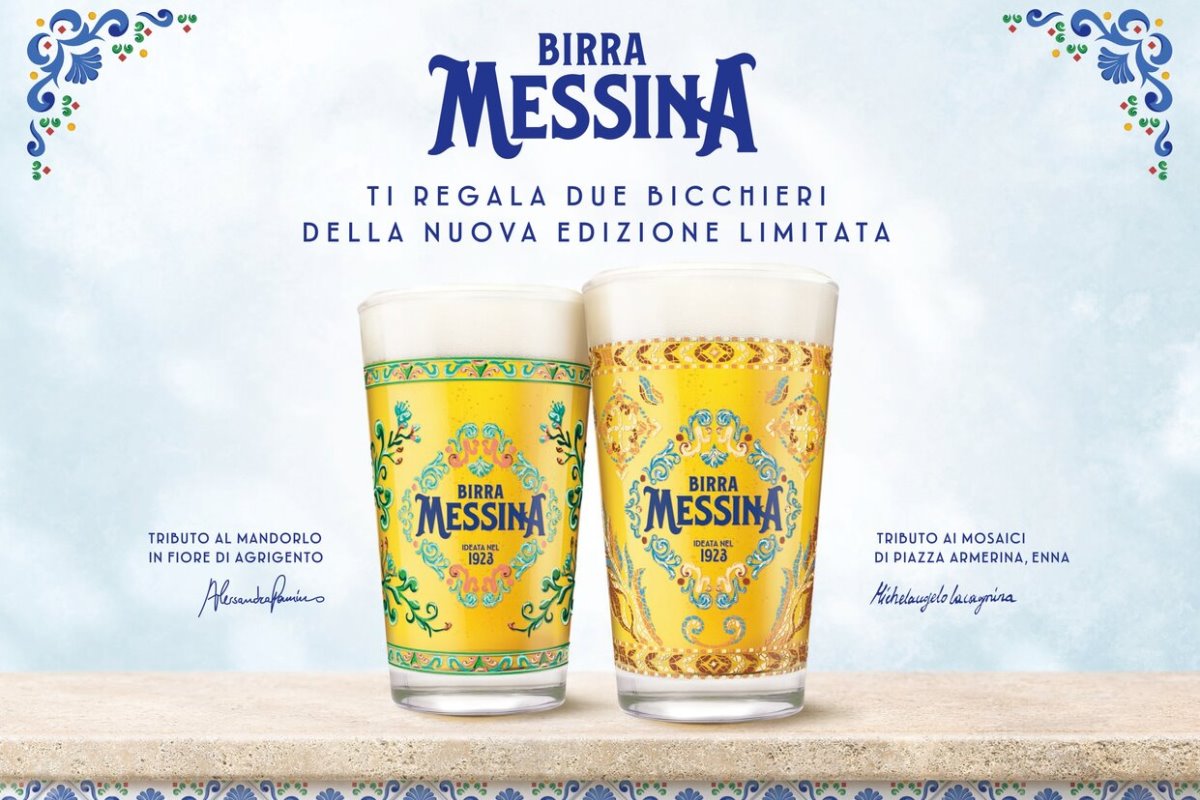 Birra Messina: i nuovi bicchieri in edizione limitata